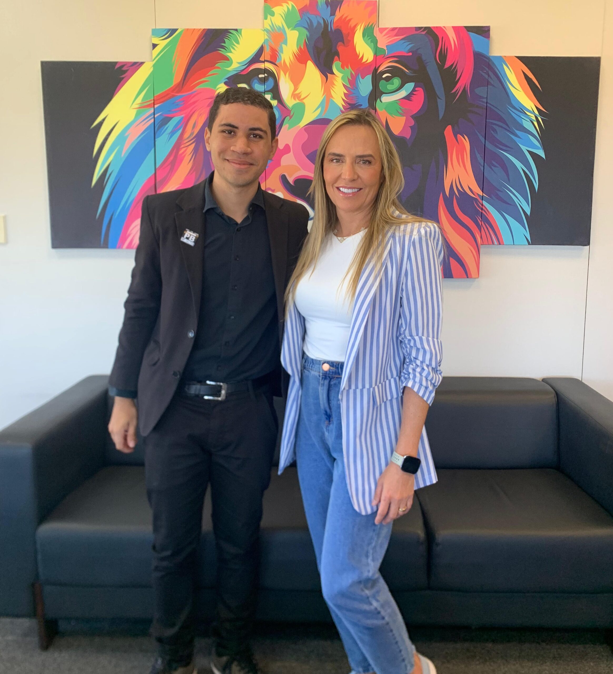Jean Carlos é eleito representante da juventude e se reúne com Celina Leão